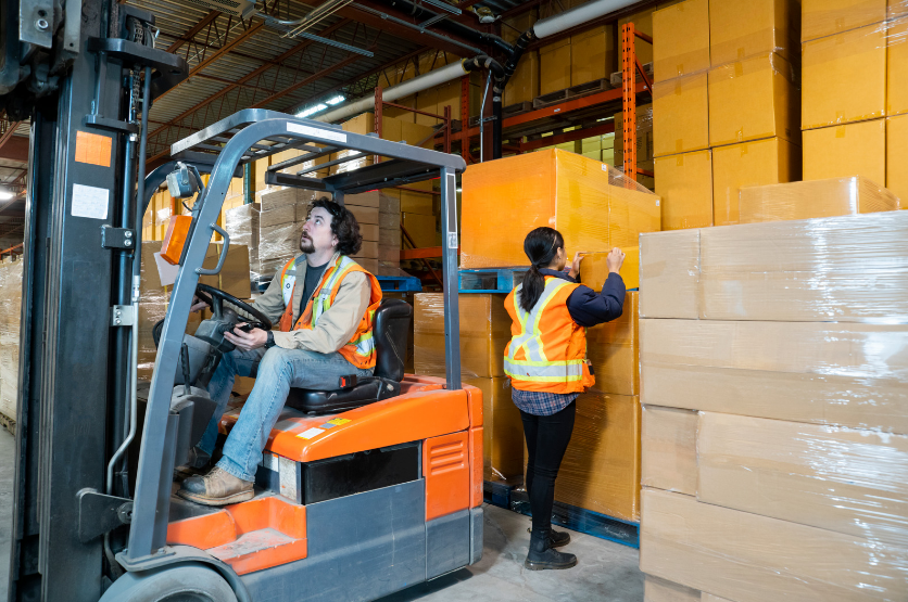 workplace risk loading vehicle