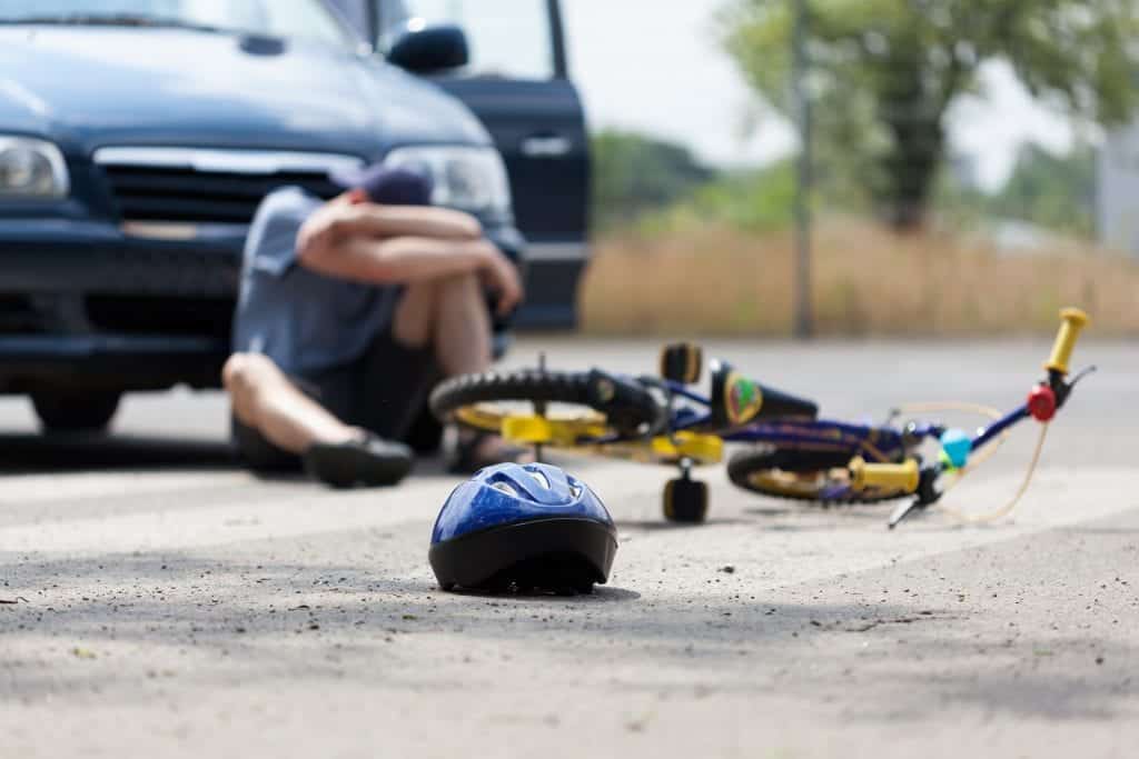 cyclist hit by a motorist